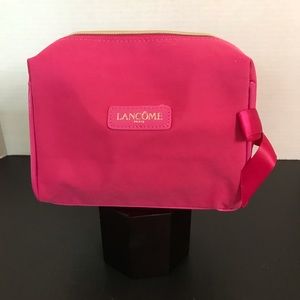Lancôme Hot Pink Cosmetic Zippered Bag